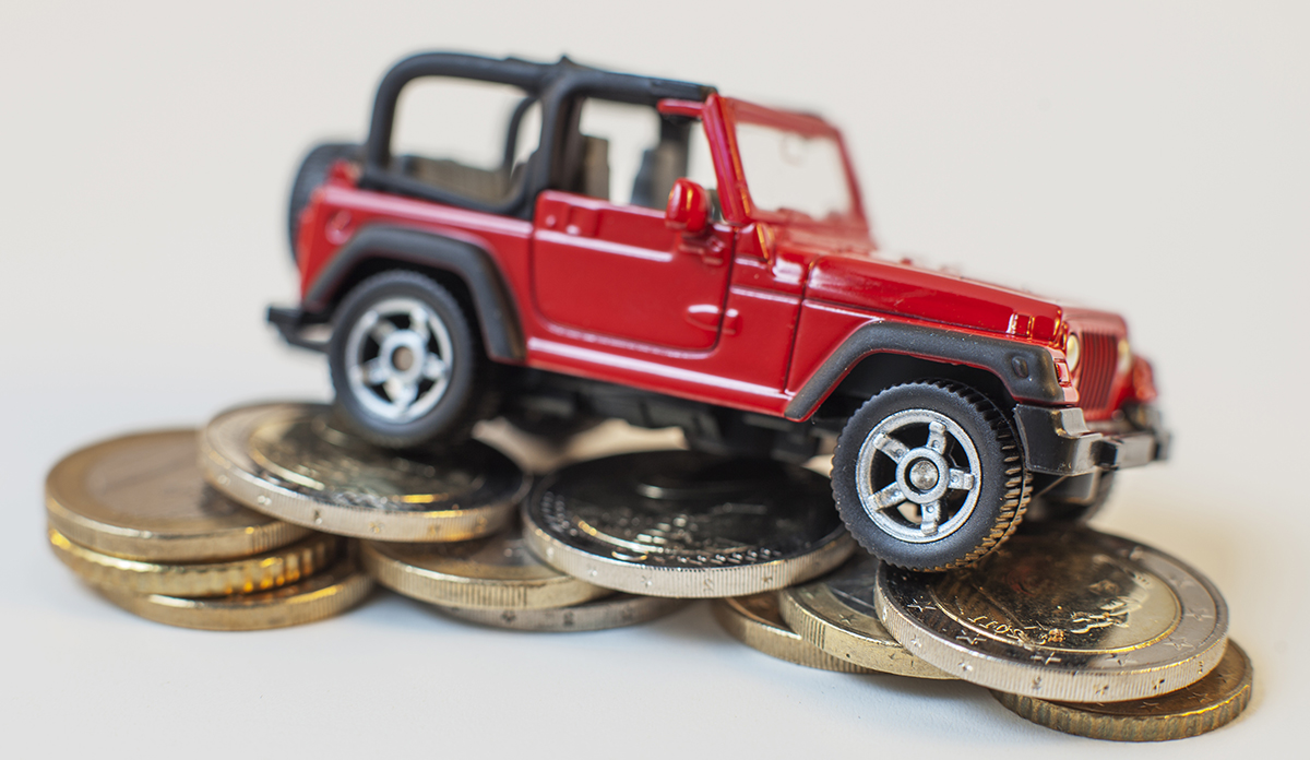 Jeep on Coins.